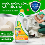 MS111 (1600g) Nước thông cống siêu mạnh Apollo Green