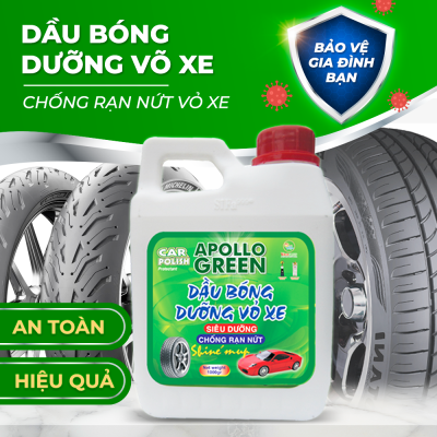 MS121 (1050g) Dầu bóng dưỡng vỏ xe Apolo Green